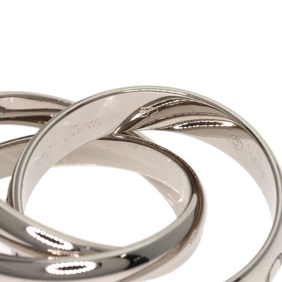 CARTIER 18k Silver Trinity Ring #52 - Picture 4 of 9